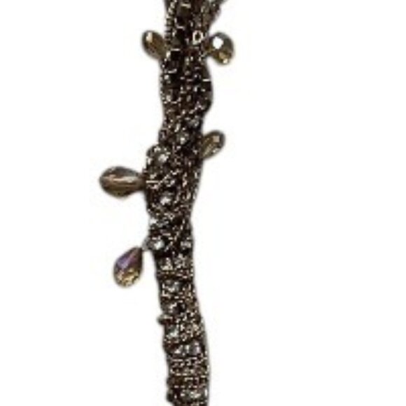 Simply Vera Vera Wang Multistrand Necklace and Earrings Rhinestones and Beads - Picture 11 of 13